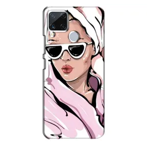 Чохол з картинкою Модні Дівчата Realme C15 (Дівчина в халаті)