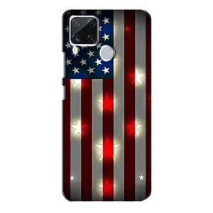 Чехол Флаг USA для Realme C15 (Флаг США 2)