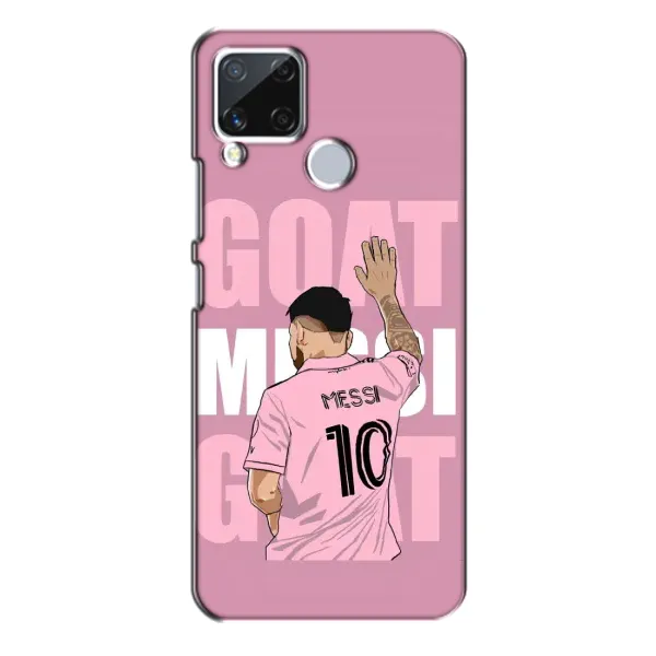 Чехол с рисунком «GOAT MESSI» для Realme C15 Чехол с рисунком «GOAT MESSI» для Realme C15