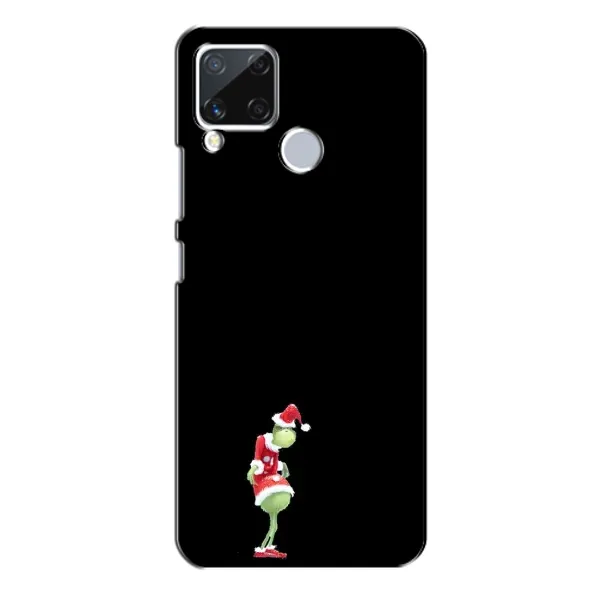 Чехол с рисунком «Гринч на чорном» для Realme C15 Чехол с рисунком «Гринч на чорном» для Realme C15