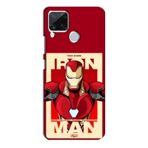 Чехол Супергерой Железный человек на Realme C15 (Iron man)