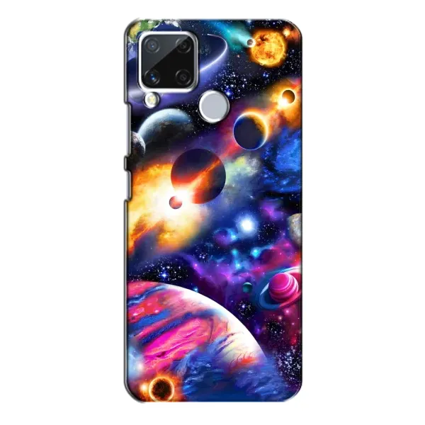 Чехол с рисунком «Космический мир» для Realme C15 Чехол с рисунком «Космический мир» для Realme C15