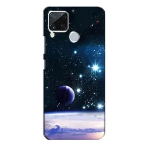 Чехол (ТПУ) с планетами на Realme C15 (Космический вид)