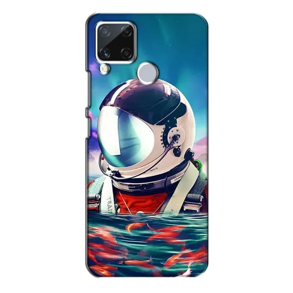 Чехол с рисунком «Космонавт в воде» для Realme C15 Чехол с рисунком «Космонавт в воде» для Realme C15