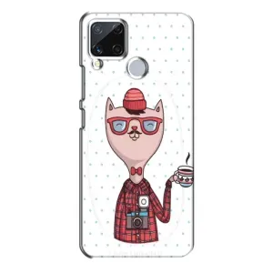 Чехол на тематику: Коты для Realme C15 (Кот аристократ)