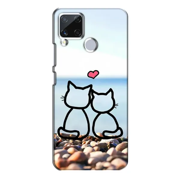 Чохол з малюнком «Котейки» для Realme C15