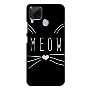 Бампер с изображением Котиков для Реалми С15 (КОТИК MEOW)