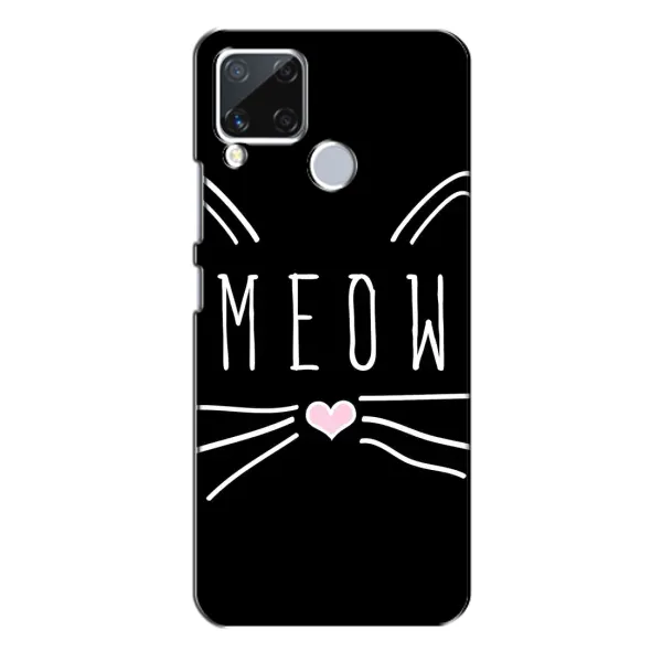 Чехол с рисунком «КОТИК MEOW» для Realme C15 Чехол с рисунком «КОТИК MEOW» для Realme C15
