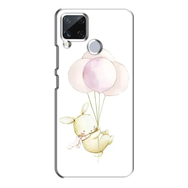 Чехол с рисунком «Кролик и шарики» для Realme C15 Чехол с рисунком «Кролик и шарики» для Realme C15
