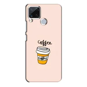 Чохол з зображенням смачної їжі для Realme C15 (Кружка Кави)