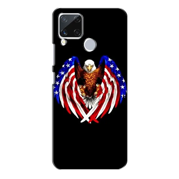 Чехол с рисунком «Крылья США» для Realme C15