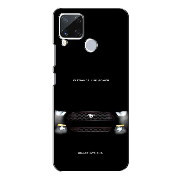 Чехол с рисунком «Черный Land Rover» для Realme C15