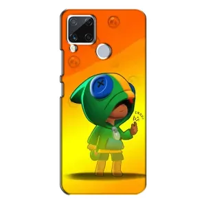 Чохол Бравл Старс для Realme C15 (LEON в кофті)