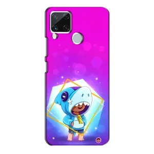 Чохол Бравл Старс для Realme C15 (Леон у костюмі Акули)