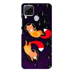 Чехол с Лисичкой для Realme C15 (Лисы)
