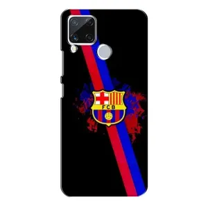 Чехол для Realme C15 (Барселона) (Лого Барсы)