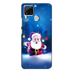 Чехлы на Новый Год Realme C15 (Маленький Дед Мороз)