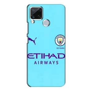 Силиконовые Чехлы принт Футбол на Realme C15 (Man City)