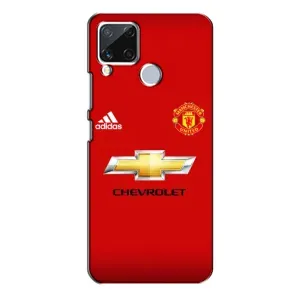Силиконовые Чехлы принт Футбол на Realme C15 (Man United)