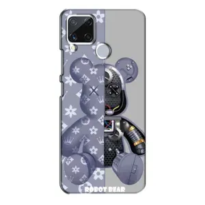 Силіконовий чохол для Realme C15 (Ведмідь Louis Vuitton)