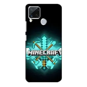 Чехол майнкрафт для Realme C15 (MineCraft 2)