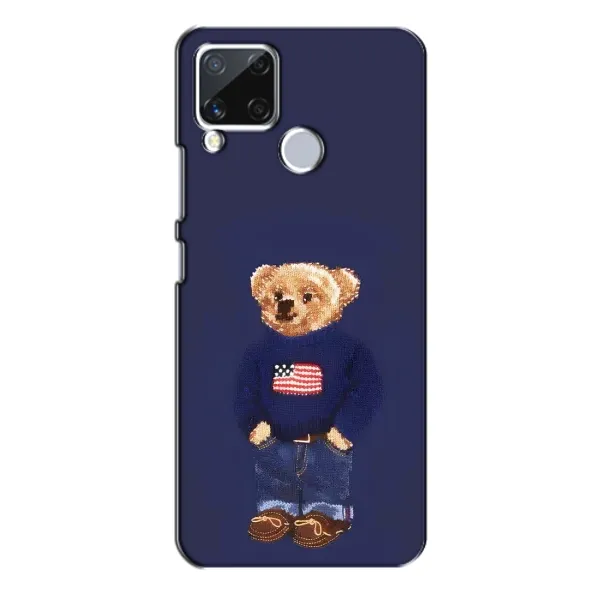 Чехол с рисунком «Мишка USA» для Realme C15