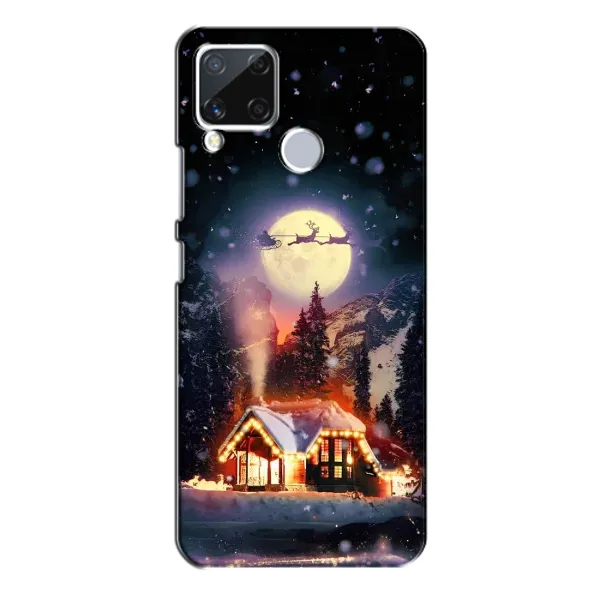 Чехол с рисунком «Настроение зимнее» для Realme C15