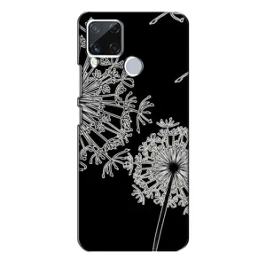 Силиконовый Чехол с одуванчиками на Realme C15 (Одуванчики)