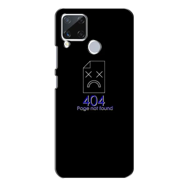 Чехол с рисунком «Ошибка 404» для Realme C15 Чехол с рисунком «Ошибка 404» для Realme C15