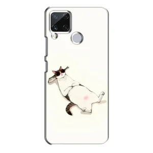 Чехол на тематику: Коты для Realme C15 (Отдых)
