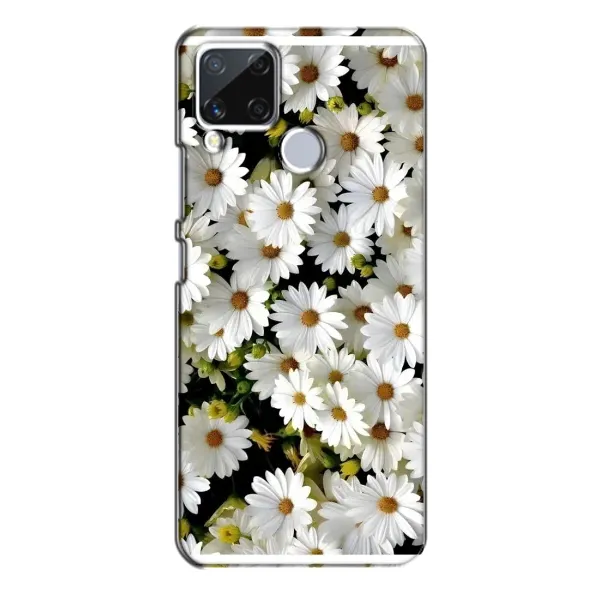 Чехол с рисунком «Рамка в ромашках» для Realme C15 Чехол с рисунком «Рамка в ромашках» для Realme C15