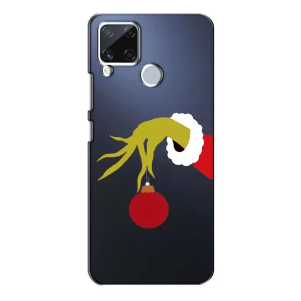 Чехол с рисунком «Рука Гринча» для Realme C15 Чехол с рисунком «Рука Гринча» для Realme C15
