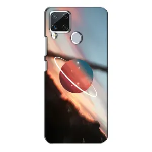 Чохол (ТПУ) з планетами на Realme C15 (Сатурн)