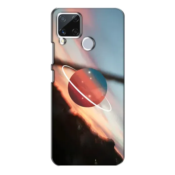 Чехол с рисунком «Сатурн» для Realme C15