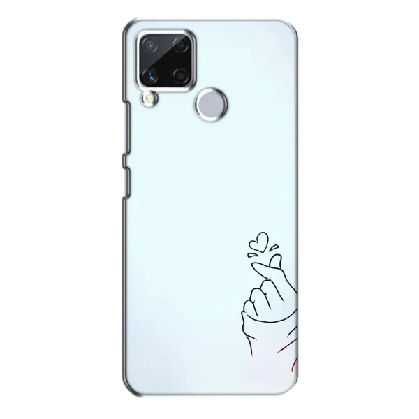 Чехол с рисунком «Сердце на голубом» для Realme C15 Чехол с рисунком «Сердце на голубом» для Realme C15