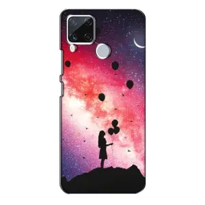 Силиконовые Чехлы Любимому человеку для Realme C15 (Шарики в небе)