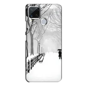 Чехлы на Новый Год Realme C15 (Снегом замело)