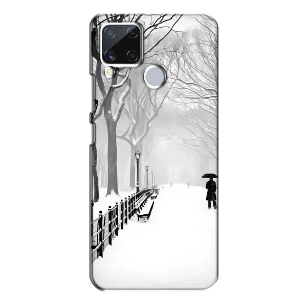 Чехол с рисунком «Снегом замело» для Realme C15