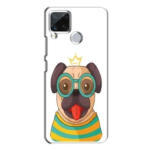Бампер для Realme C15 з картинкою "Песики" (Собака Король)