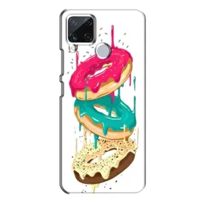 Чохол з зображенням смачної їжі для Realme C15 (Соковиті пончики)