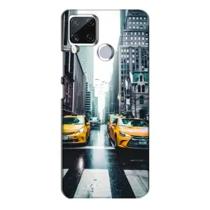 Силиконовый бампер (Работники) на Realme C15 (Такси)
