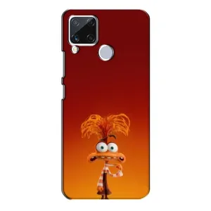 Чехол Головоломка для Realme C15 - (AlphaPrint) (Тревожность)