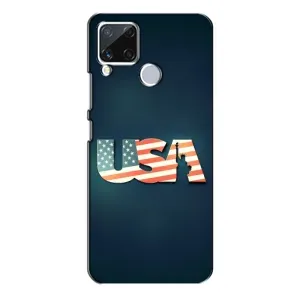 Чохол Прапор USA для Realme C15