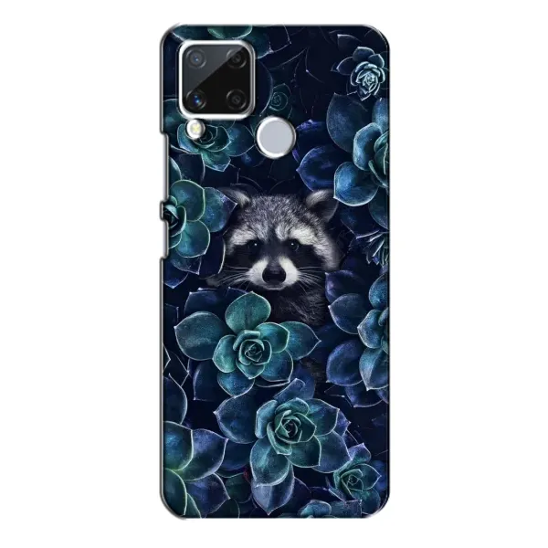 Чехол с рисунком «В цветах» для Realme C15