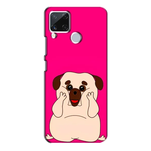 Чехол с рисунком «Веселый Мопсик» для Realme C15 Чехол с рисунком «Веселый Мопсик» для Realme C15