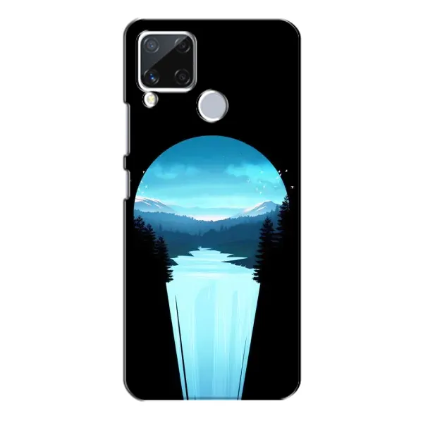 Чохол з малюнком «Синій Водоспад» для Realme C15 Чохол з малюнком «Синій Водоспад» для Realme C15