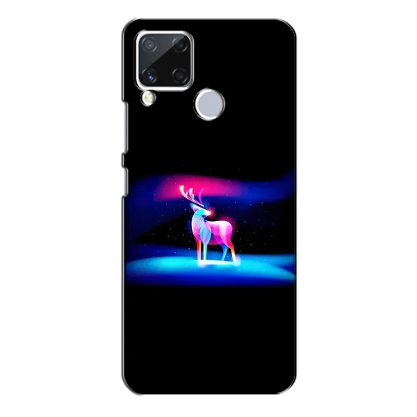 Чехол с рисунком «Яркий олень» для Realme C15 Чехол с рисунком «Яркий олень» для Realme C15