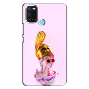 Чехол с Прикольным принтом на Realme C17 (АРТ Статуя)