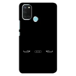 Силіконовий бампер з картинкою машини на Realme C17 (Сілует Audi)