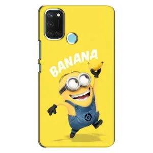 Мультяшний принт на Чохол для Реалмі С17 (Banana)